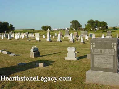 Alma Lutheran Cemetery, Alma, Missouri in Lafayette County - photo 1